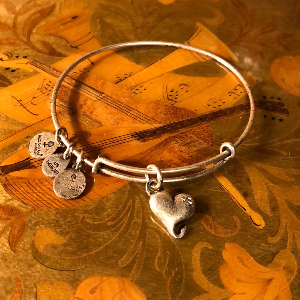 Alex and Ani Heart Bangle